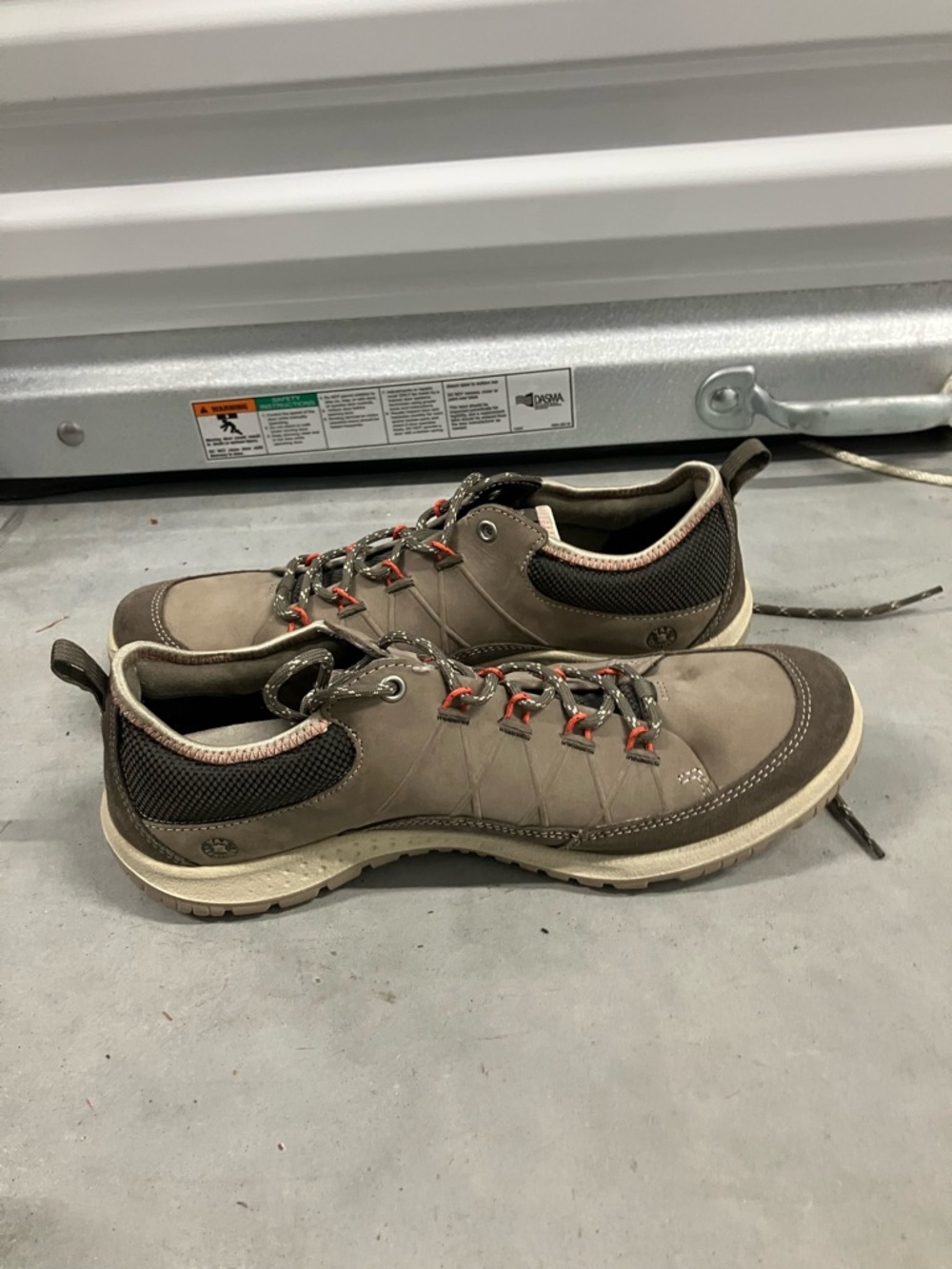 ECCO Women's Aspina Low Hiking Outdoors Shoes Dark Clay Warm Grey Size 40 - Picture 3 of 6